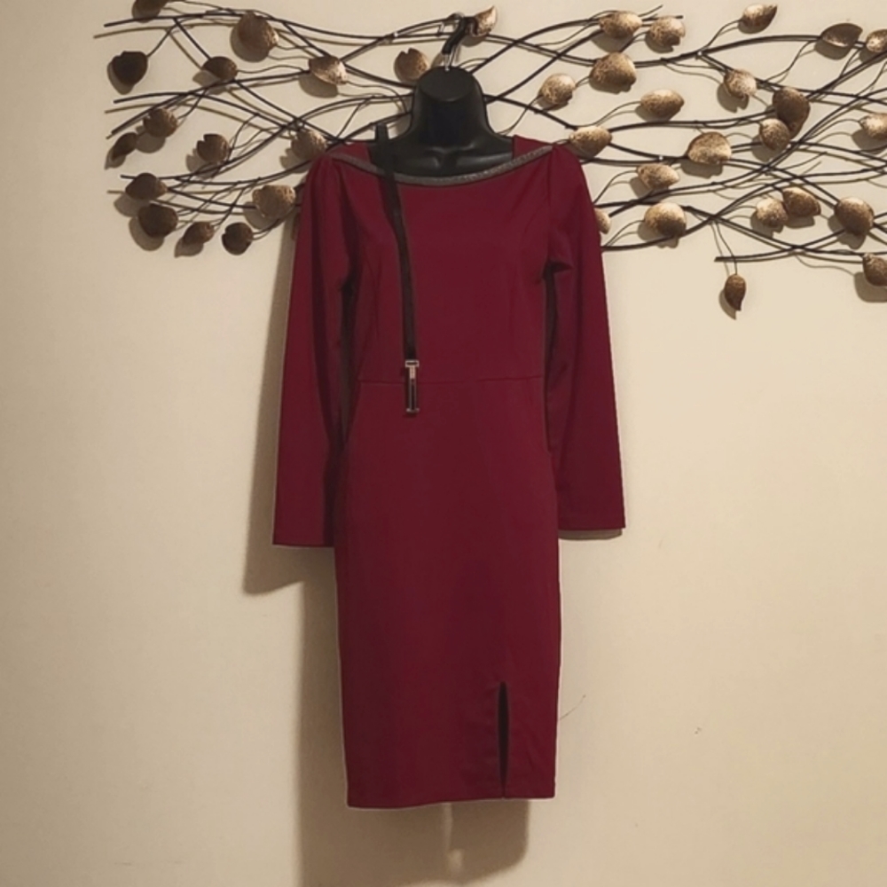 Classic Deep Red Dress